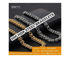 Hip Hop Steel Bracelets