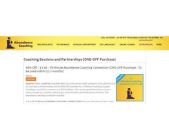 50% off All Coaching Sessions / Packages| Life Coach Sydney