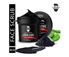 Buy Charcoal Face Scrub for Men Online from LBERT