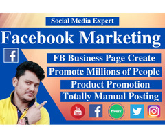 I will promote your buniness by facebook marketing