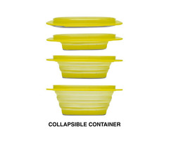 Tupperware Collapsible Go Flex 850ml 1pc Green