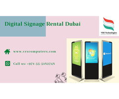 Digital Signage Kiosk Rentals in Dubai at VRS Technologies