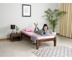 Single Bed with Mattress on Rent, Furniture Rental