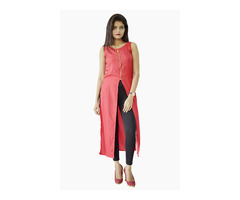 Casual Sleeveless Solid Women Red Top Online at Flipkart.com
