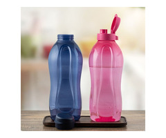 Tupperware Aquasafe 2l Fliptop Bottle 2pc