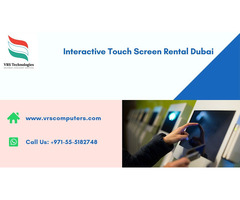 Interactive Touch Screen Hire Solutions in Dubai UAE