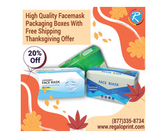 High Quality Facemask Packaging Boxes With Free Shipping