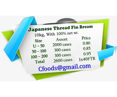 japanese Thread Fin  Bream, 10 kg packing
