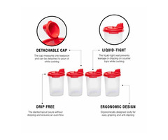 Tupperware Mini Magic Flow Oil Dispenser 440ml 4pc - 2