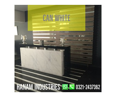 Can White Marble Tile and Slabs