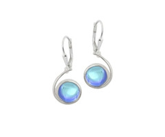 Check out this beautiful Sterling silver wave earrings