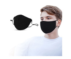 Buy online black surgical face masks