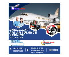 Air Ambulance Service in Kolkata by Medilift