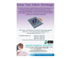 Shrinkage Template and Scale Bangalore, India