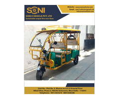 Soni E Vehicle Manufacturer of Electric Rickshaw