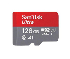 SanDisk 128GB Class 10 microSDXC Memory Card with Adapter