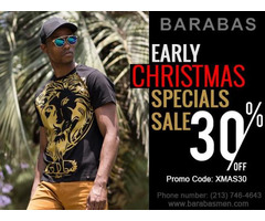 30% Off on Men's Designer Clothing | Early Christmas Sale