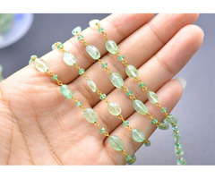 Buy Rosary Chain Silver | Bezel Jewelry Chains - 3