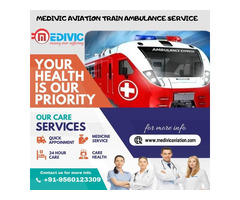 Book Medivic Train Ambulance in Patna at a Low Amount