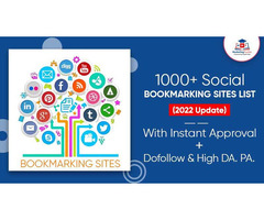 Social Bookmarking Sites List 2023