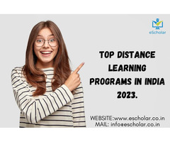 Top Distance Learning Programs in India