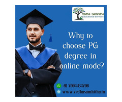 Why to Choose PG Degree in Online Mode?