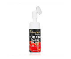 Buy Tomato Foaming Face Wash Online – Silverdene Luxury