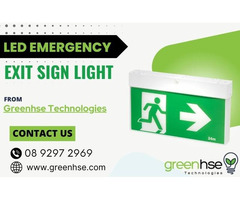 LED Emergency Exit Sign Light By Greenhse Technologies