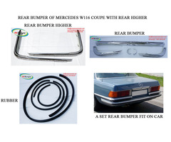 Mercedes W116 Coupe Bumper EU Style (1972-1980) - 3