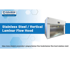 Buy Stainless Steel Laminar Flow Hood From Cleatech LLC