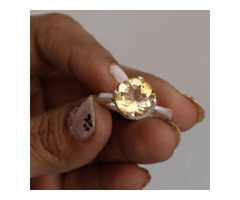 Sterling Silver Citrine Ring