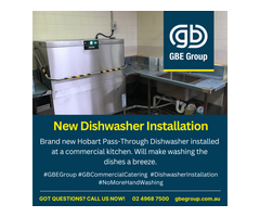 Automatic Hood Lift Dishwasher