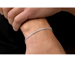 Silver Curb Bracelet