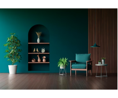 Charcoal Louvers Wall Panel - 2