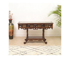 Entryway Perfection: Wooden Console Tables On Sale Now!