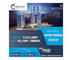 Bhutani Cyberthum offering a Commerical Plot