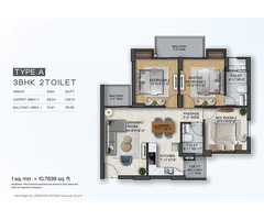 Aditya City Grace 2Bhk Luxury Apartments In Ghaziabad - 2