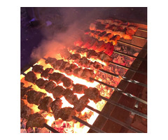 Spinning Grillers Charcoal Kebab Grill - 60"x18.5"x36" - 2