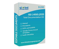 ISO 14065 Documents with Manual, Procedures