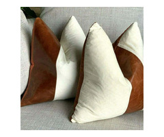 Luxurious Leather Cushions for Elegance