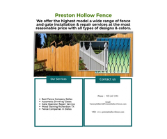 Wooden Fence Contractors Richardson TX