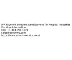 IVR Payment Solutions Development for Hospitals