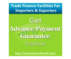 Get Advance Payment Guarantee from Us