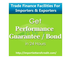Performance Guarantee for Suppliers & Contractors