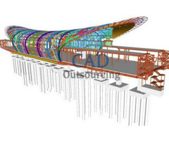 Facade Shop Drawing Service California - CAD Outsourcing