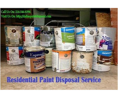 Residential Paint Disposal Dallas, Tx