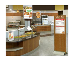 Cafeteria Signage and Digital Display Menu Boards