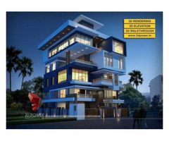 3D Bungalow Rendering & Walkthrough Services by 3D