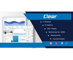 Clear - BootStrap+ Laravel Admin Template