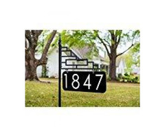Reflective Yard Address Sign - Address America